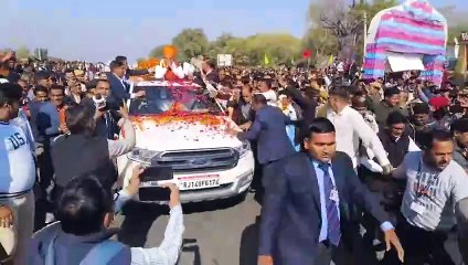 सीएम भजनलाल शर्मा के स्वागत में बिछाए पलक-पांवड़े