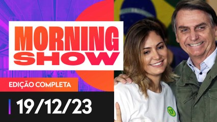 MICHELLE BOLSONARO É RECEBIDA COM GRITOS DE "SENADORA" - MORNING SHOW - 19/12/2023
