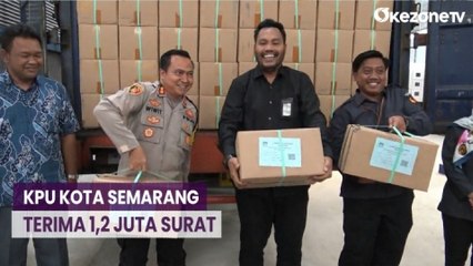 KPU Kota Semarang Terima 1,2 Juta Surat Suara DPRD Provinsi Jateng