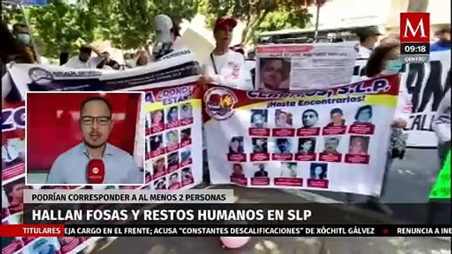 Colectivos hallan fosas clandestinas y restos humanos en San Luis Potosí