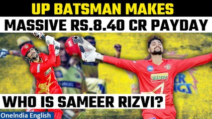 Download Video: IPL Auction 2024: Sameer Rizvi, the UP star bought by CSK for Rs. 8.4 crore | Oneindia News