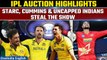 IPL Auction 2024: Starc,Cummins shatter ₹20 crore barrier, uncapped Indians steal the show| Oneindia