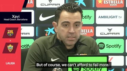 Descargar video: Xavi insists LaLiga title is 'recoverable' for Barca