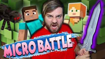 EKİPLE BÜYÜK SAVAŞA GİRDİK | Minecraft Micro Battle /w Ekip