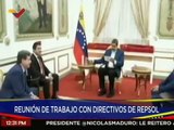 Pdte. Nicolás Maduro sostiene reunión de trabajo y cooperación con directivos de Repsol
