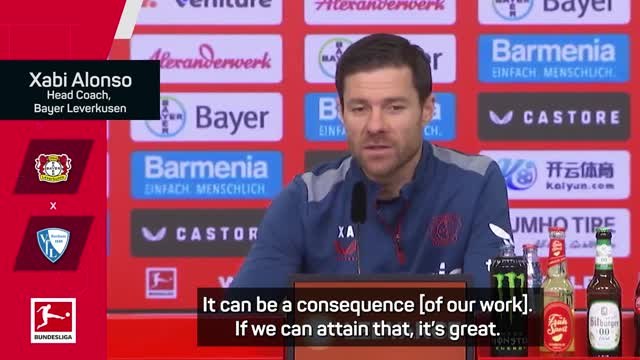 Alonso not focused on making German football history