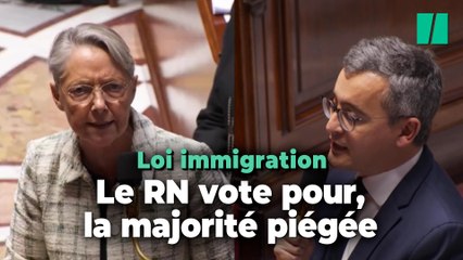 Ces attaques de Borne et Darmanin en prennent un coup après la décision de Le Pen