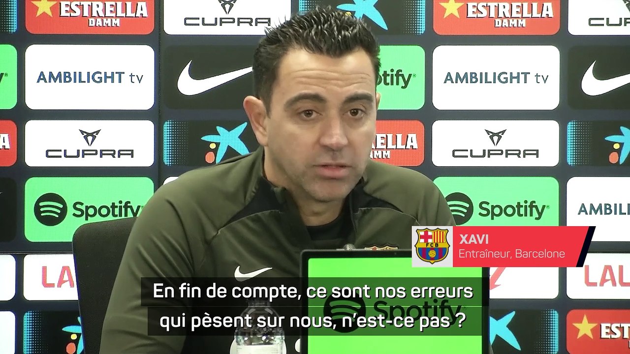 Xavi : "La course au titre, ce n'est pas perdu"