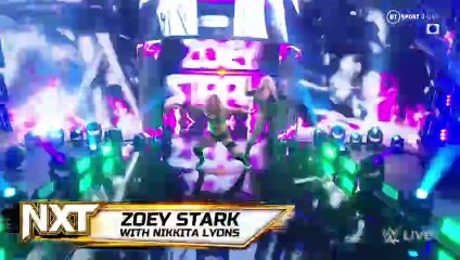 Zoey Stark Entrance: WWE NXT, Nov. 1, 2022