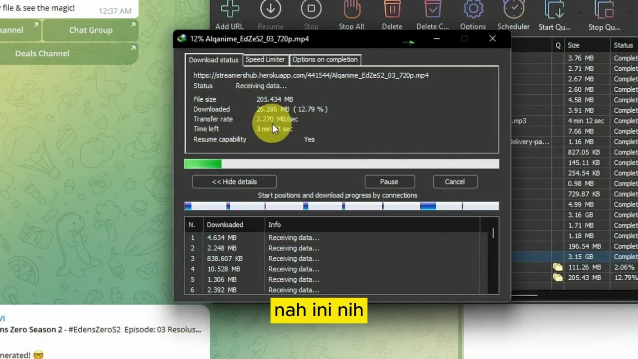 Cara download video pada telegram yang dibatasi oleh admin (restricted download access)