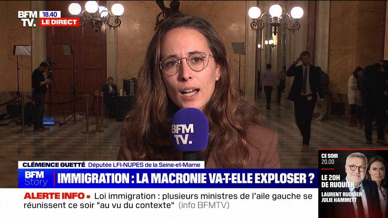 Projet de loi immigration: Clémence Guetté (LFI...