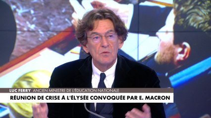 Luc Ferry : «Si Emmanuel Macron retirait ce texte ce serait un suicide en public, ce serait un déni de démocratie. Je ne prends pas parti je dis seulement que ce serait une telle absurdité, c'est comme la dissolution, ça n'a pas de sens»