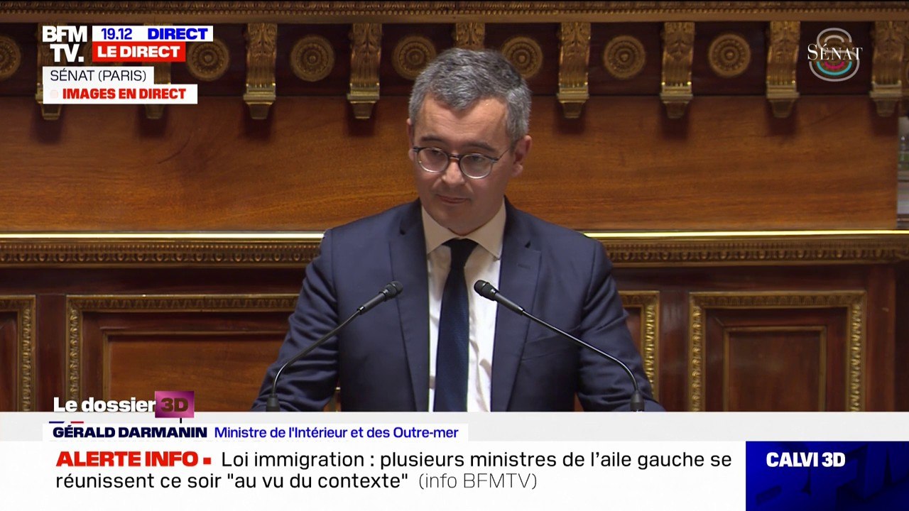 Gérald Darmanin sur le projet de loi immigratio...
