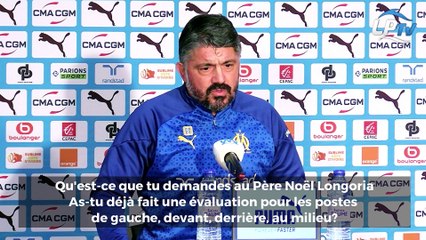 Mercato OM : Gattuso veut "de la qualité pour renforcer l'effectif"