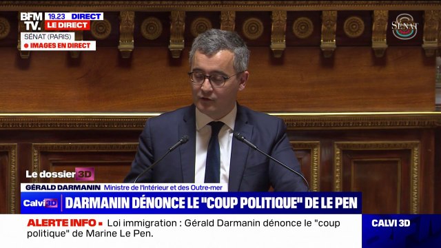 Projet de loi immigration: Les Français, dans leur immense majorité, voient que nous avons pris nos responsabilités , affirme Gérald Darmanin