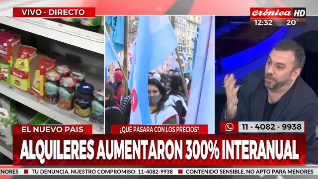Los precios de los alquileres aumentaron 300% interanual