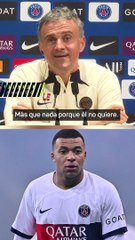 La curiosa contestación de Luis Enrique sobre su relación con Mbappé