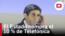 El Estado se hará con el 10 % de Telefónica a través de la SEPI por unos 2.000 millones de euros