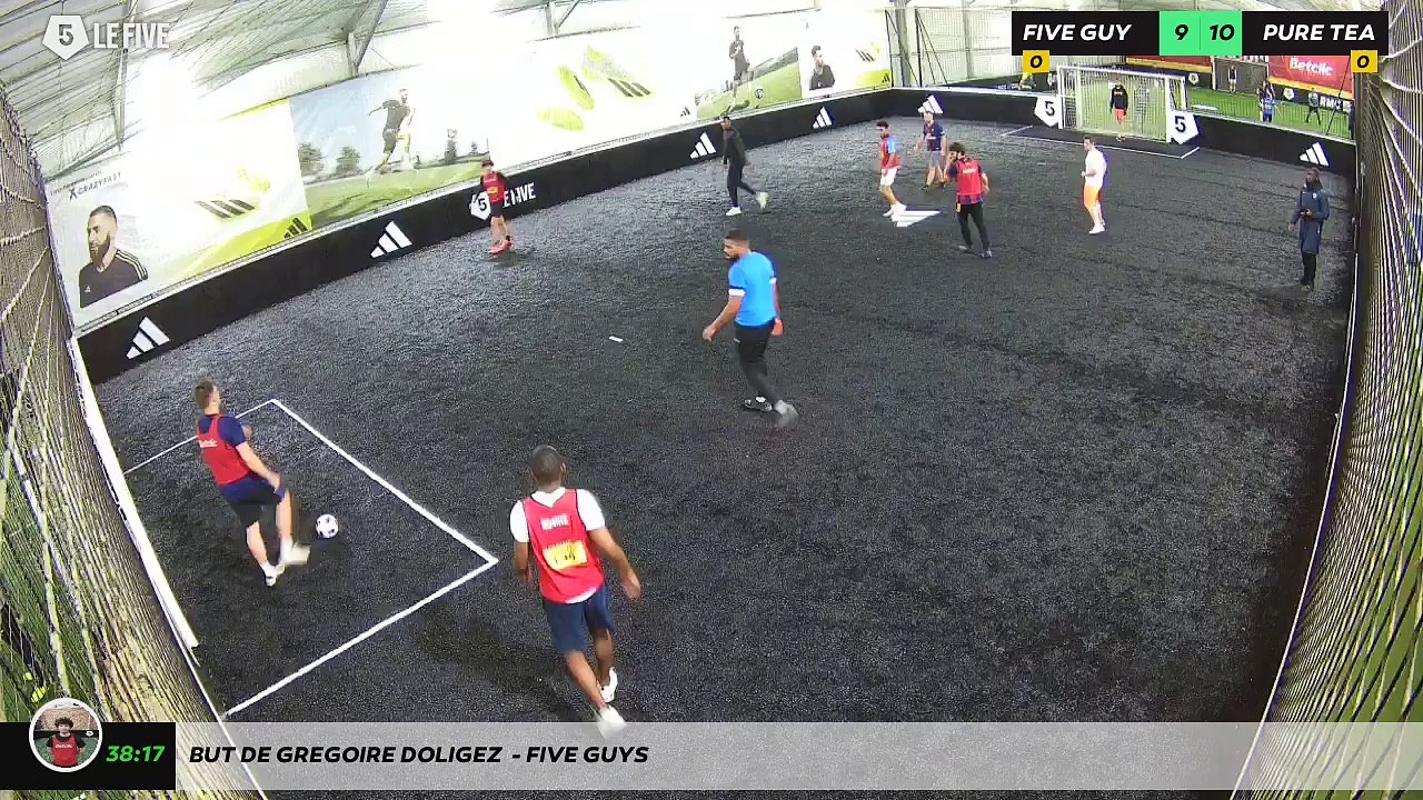 But de Gregoire Doligez  - FIVE guys