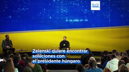 Zelenski confía en la aprobación de los paquetes de ayuda en la UE y EEUU