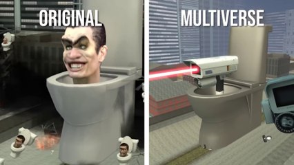 SKIBIDI-TOILET-ORIGINAL-vs-MULTIVERSE