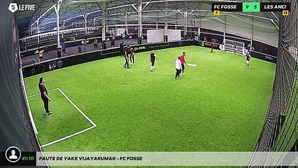 Faute de Yakx Vijayakumar - FC FOSSE