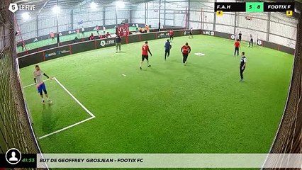 But de Geoffrey  GROSJEAN - Footix FC