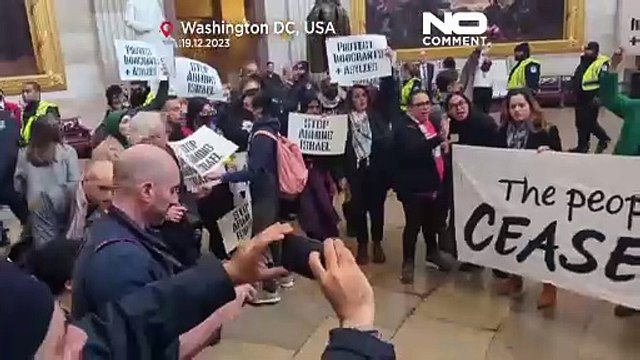 ΗΠΑ: Διαδήλωση στο Καπιτώλιο για τον πόλεμο Χαμάς - Ισραήλ - «Κατάπαυση του πυρός τώρα»