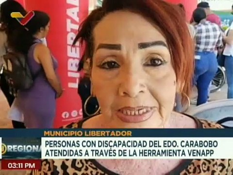 VenApp entregó ayudas técnicas a personas con discapacidad en el edo. Carabobo