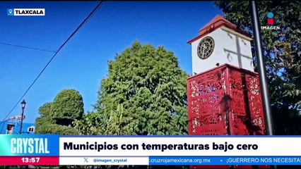 Tlaxcala vive una de sus mañanas más frías