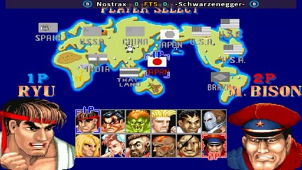 Nostrax vs -Schwarzenegger- - Street Fighter II'_ Champion Edition - FT5