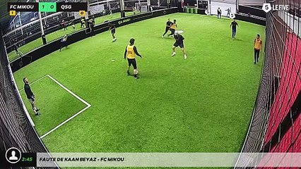 Faute de Kaan BEYAZ - FC MIKOU