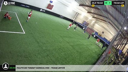 Faute de Tommy Goncalves - TEAM LEFIVE