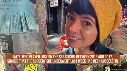 IN CASE YOU MISSED IT: The Big Bang Theory actress Kate Micucci is cancer free