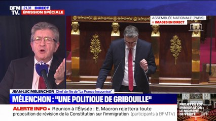 Jean-Luc Mélenchon (LFI) sur la Nupes: "On peut faire un bilan et repartir sur des bonnes bases, mais je crois que ce n'est pas ce que veulent faire les autres"