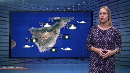 La previsión del tiempo en Canarias para el 20 de diciembre de 2023, en Atlántico Televisión.
