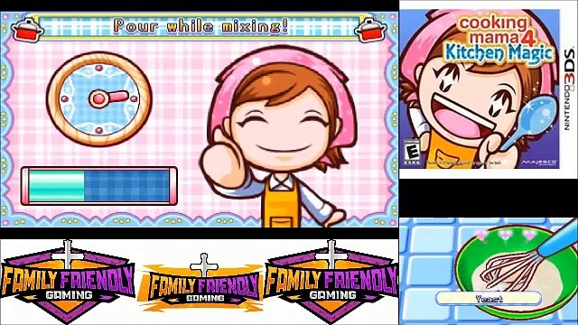 Cooking Mama 4 Kitchen Magic 3DS Pizza