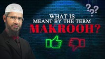 What is meant by the term Makrooh_ - Dr Zakir Naik baddies caribbean