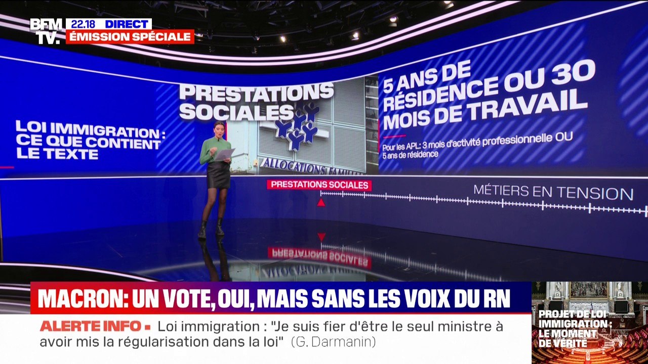 LES ÉCLAIREURS - Loi immigration: ce que contient le texte