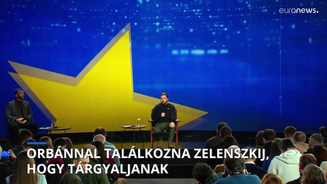 Orbán Viktorral találkozna Volodimir Zelenszkij, hogy tárgyaljanak a blokkolt uniós segélyről