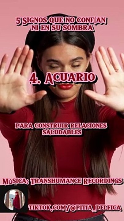 5 Signos que no confían ni en su sombra