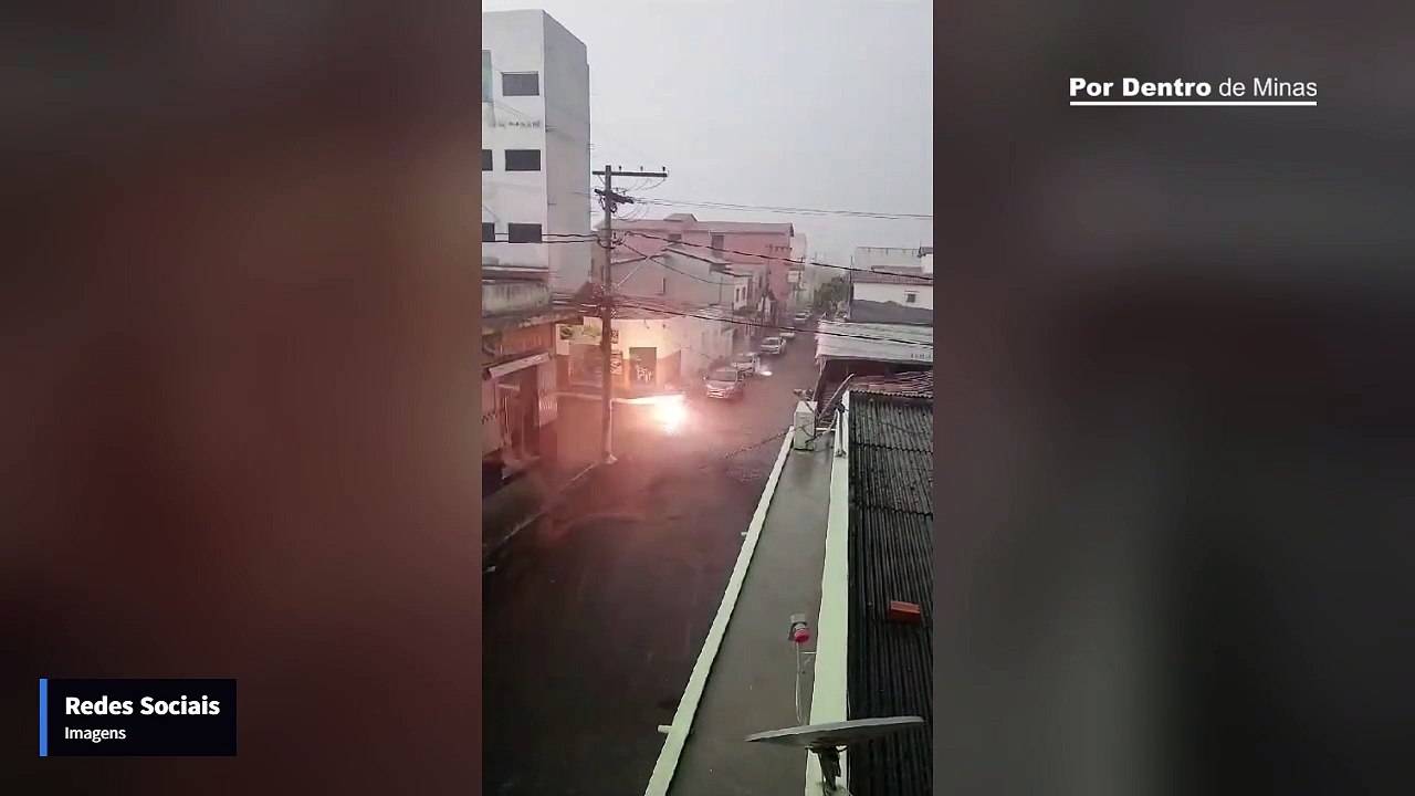 Casal é atingido por descarga elétrica de fio de alta tensão em Itaobim, no Leste de Minas