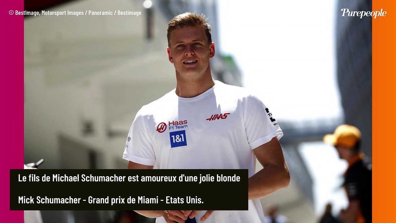 Mick Schumacher en couple avec un "10/10" : le fils de Michael Schumacher n'en revient pas de la beauté de sa copine !