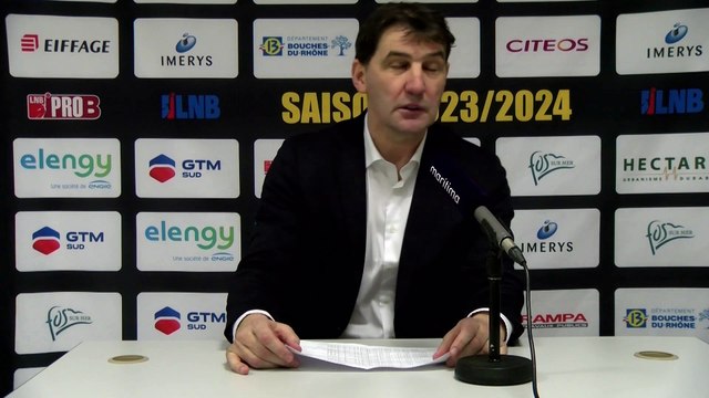 Au micro maritima: Nebojsa Bogavac et Yvann Mbaya après la victoire de Gries Souffel à Fos