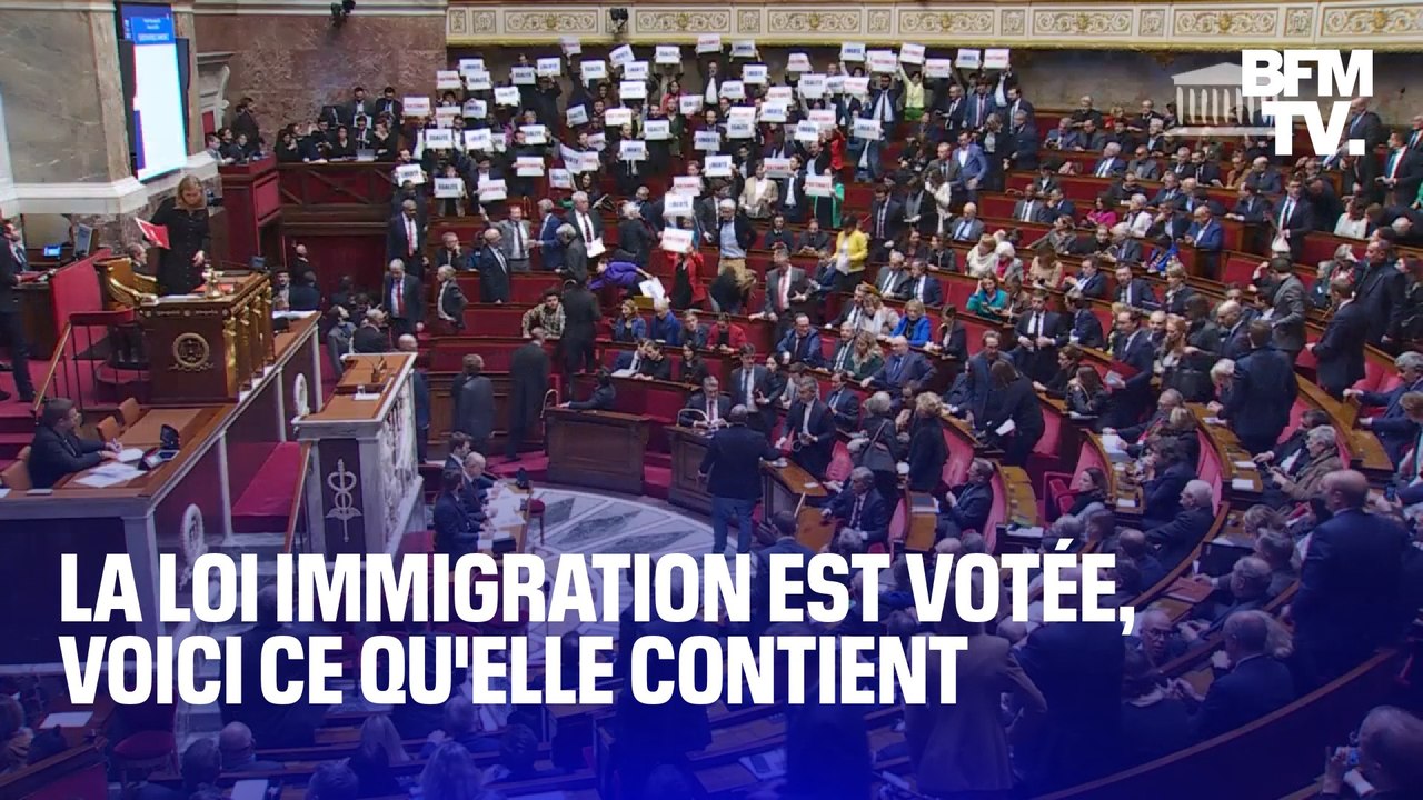 Loi immigration: voici ce que contient le texte voté par les parlementaires