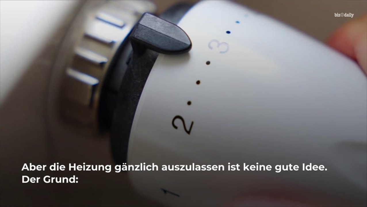 Heizung im winter komplett aus? darum ist das keine gute idee