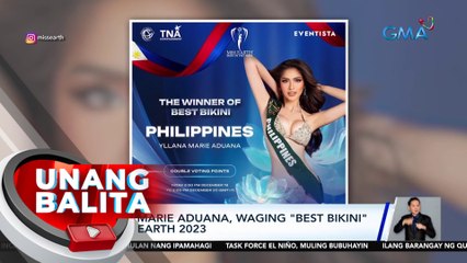 Yllana Marie Aduana, waging "Best Bikini" sa Miss Earth 2023 | UB