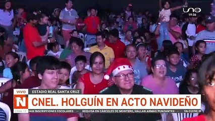 Coronel Holguín celebra las fiestas de fin de año