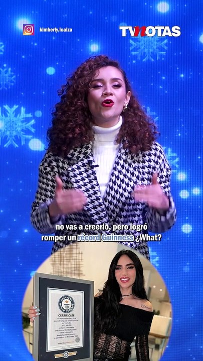 Kimberly Loaiza ganó un récord Guinness por su canal de YouTube