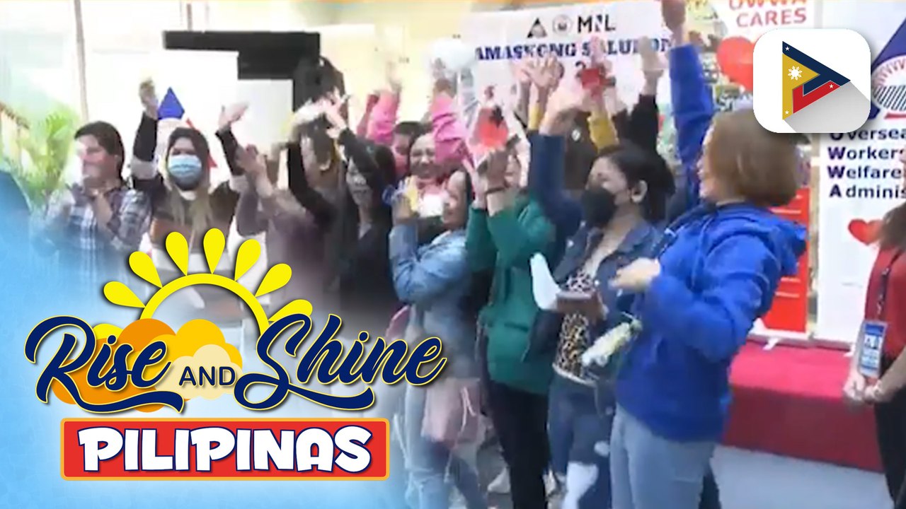 Distressed OFWs, binigyan ng regalo ng iba’t ibang ahensiya ng pamahalaan sa ilalim ng ‘Paskong Salubong 2023'